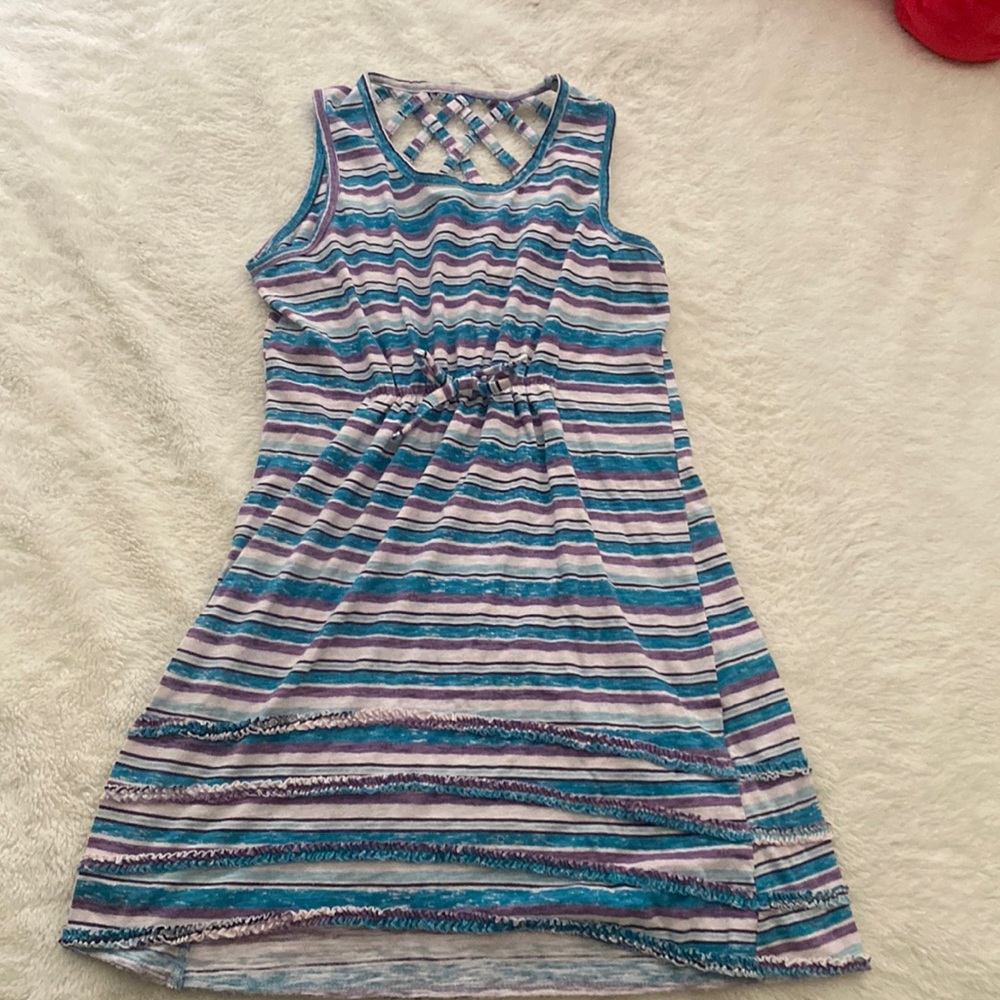 Girls striped dress